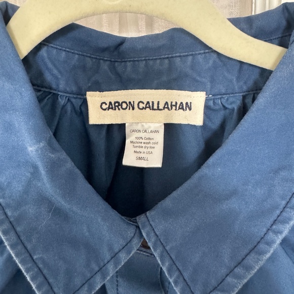 Caron Callahan Blue Top, Small - Picture 3 of 4